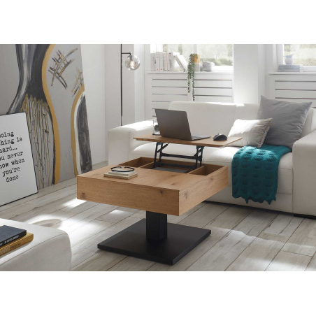 Table basse tendance plateau relevable