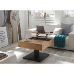Table basse tendance plateau relevable