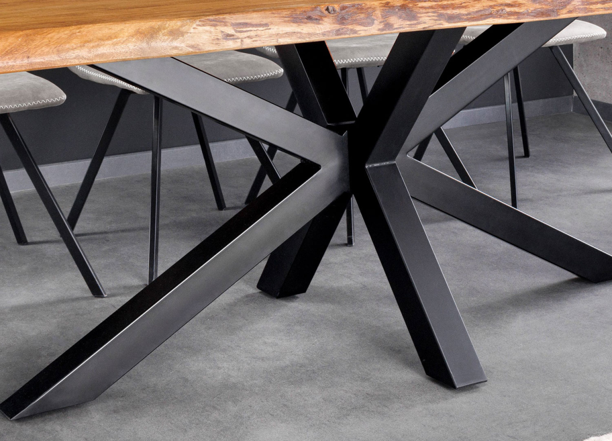 Table à Manger Contemporaine en Bois Massif