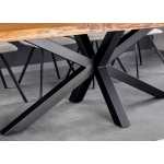 Table à Manger Contemporaine en Bois Massif