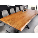 Table à Manger Contemporaine en Bois Massif