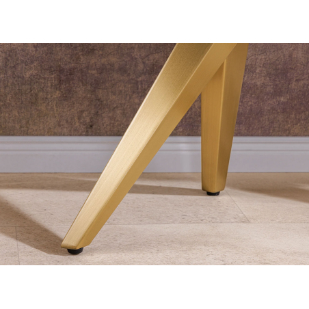 Console Luxe Marbre Blanc et Doré