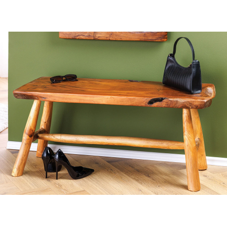 Banc en teck massif 100 cm