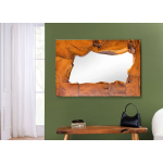 Miroir décoratif en teck naturel – Style rustique et authentique