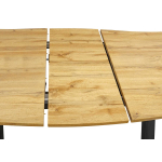 Table à Manger Extensible Bois et Métal