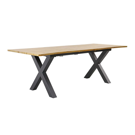 Table repas extensible style industriel 8 à 10 personnes