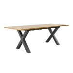 Table repas extensible style industriel 8 à 10 personnes