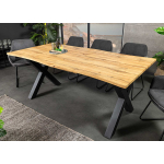 Grande table de repas extensible 180-220 cm