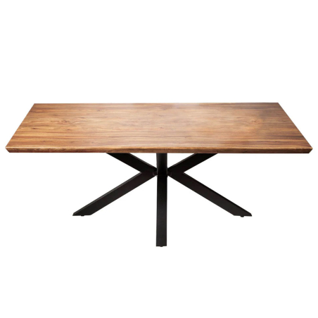 Table de repas rectangulaire en bois de sesham – 6 à 8 personnes