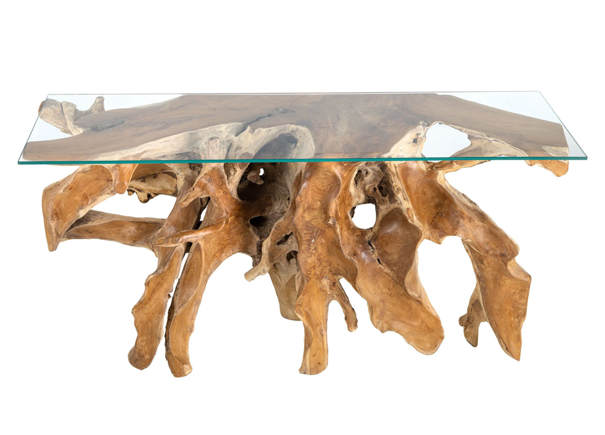 Console entrée originale en racine de bois flotté – 150 cm Console entrée originale en racine de bois flotté – 150 cm
