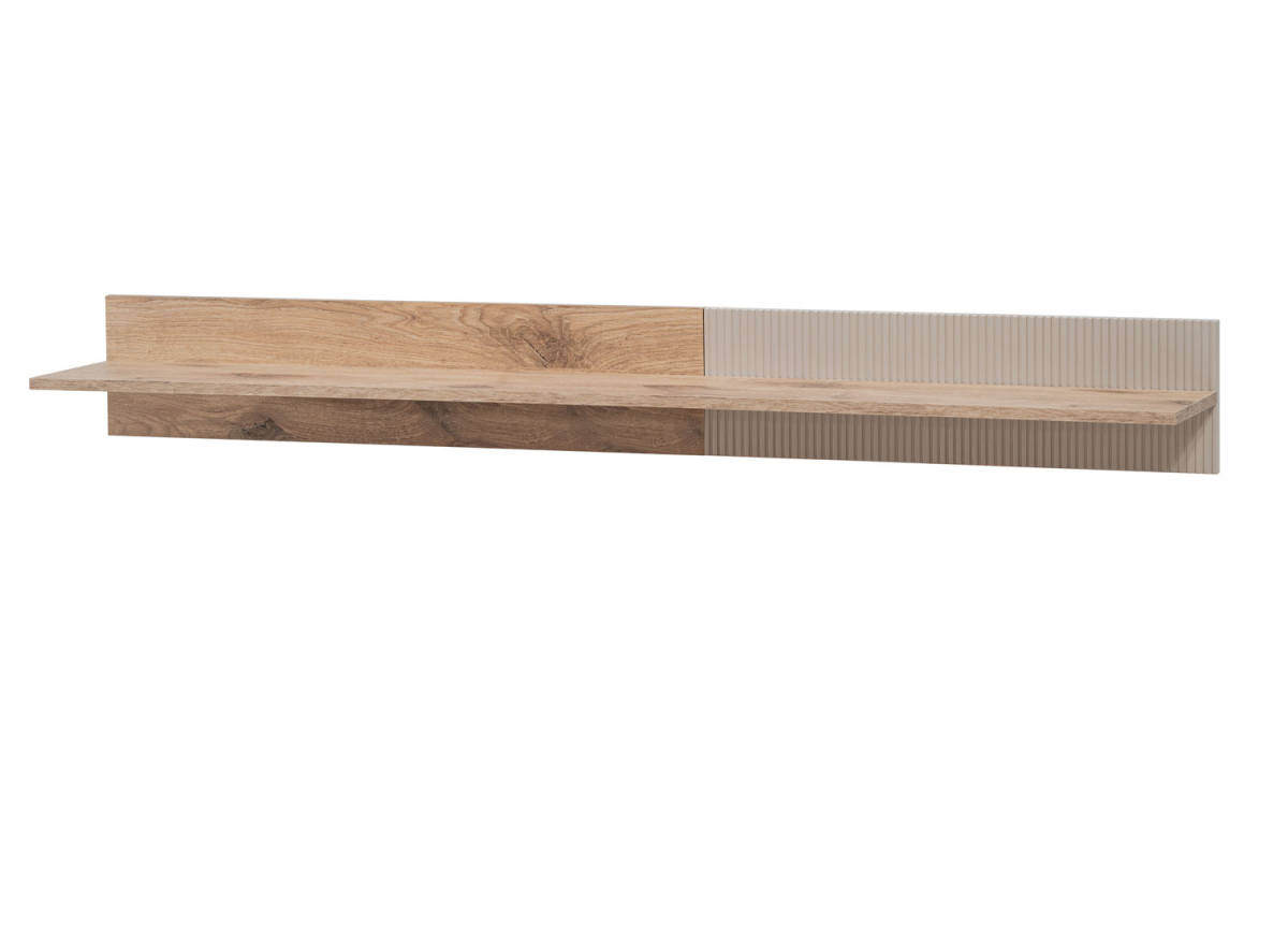 Ensemble Meuble TV Salon Moderne Bois clair et Cachemire