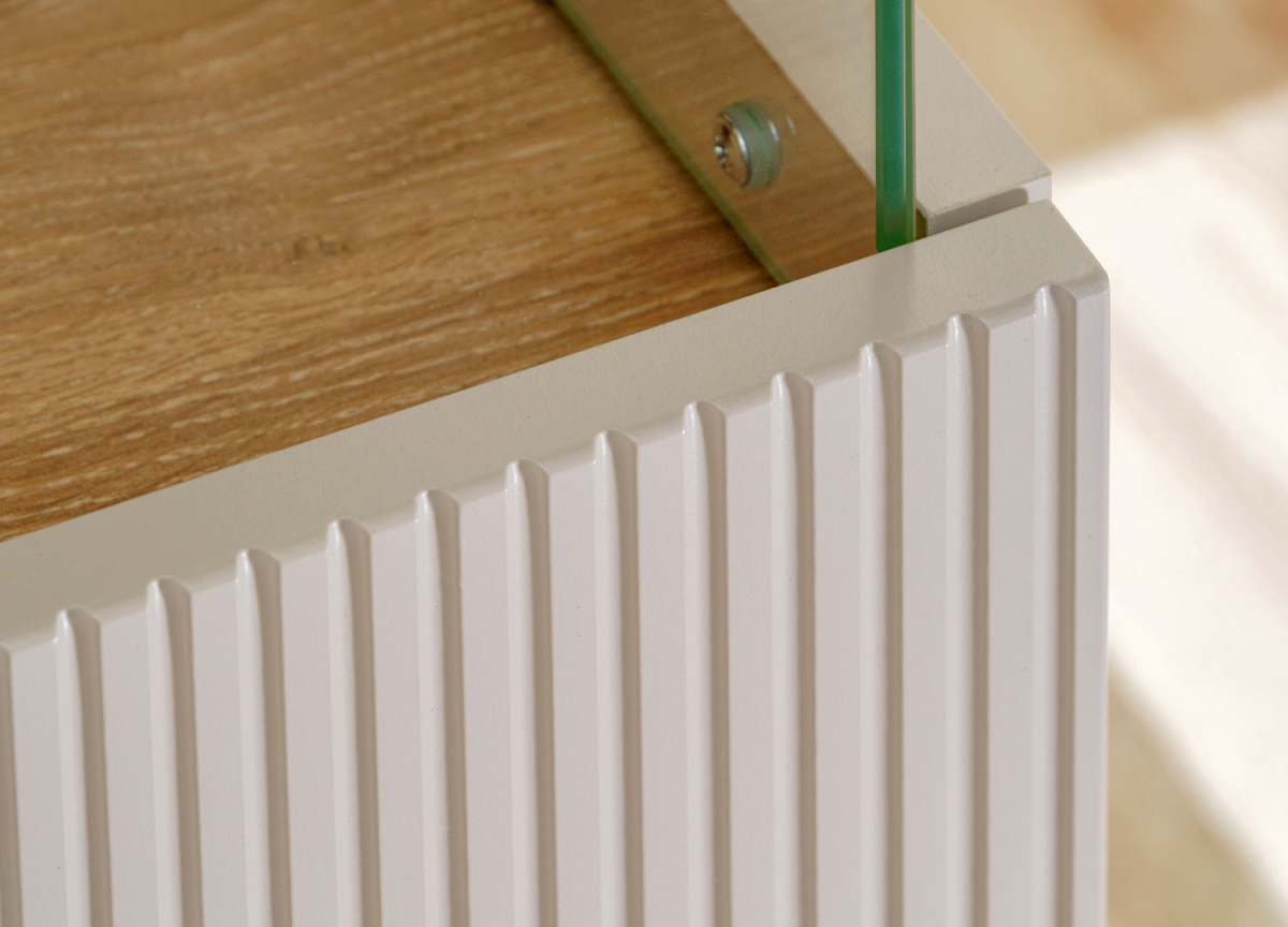 Ensemble Meuble TV Salon Moderne Bois clair et Cachemire
