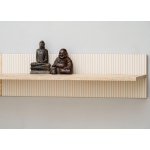 Ensemble Meuble TV Salon Moderne Bois clair et Cachemire