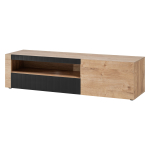 Meuble TV complet avec vitrines LED – Style contemporain assuré