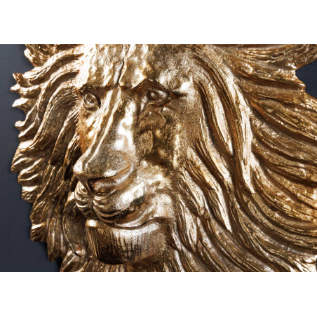 Décoration Murale Lion Doré