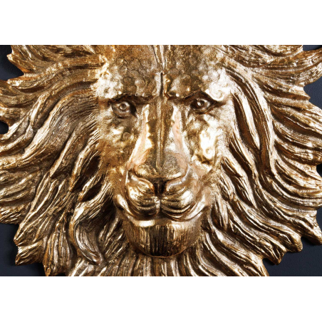 Décoration Murale Lion Doré