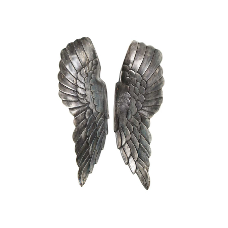 ailes d'angles murales argent antique