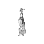 Sculpture Chien Design – Métallisée 69 cm