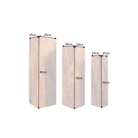 Ensemble Supports Bois Naturel