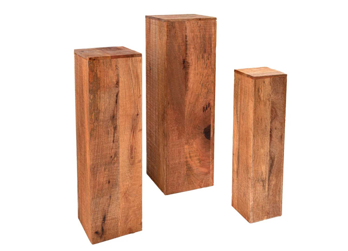 Ensemble de supports déco pour salon zen