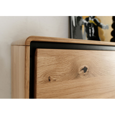 Banc TV Chêne et Déco Noir