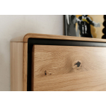 Banc TV Chêne et Déco Noir