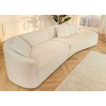 canapé moderne beige 5 places