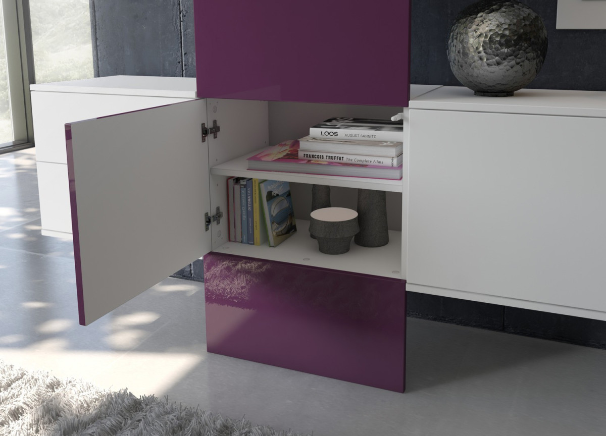 Vestiaire rangement suspendu design