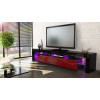 Meuble TV Design Laqué Noir