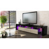 Meuble TV Design Laqué Noir