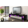 Meuble TV Design Laqué Noir