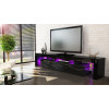 Meuble TV Design Laqué Noir