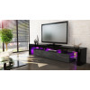 Meuble TV Design Laqué Noir