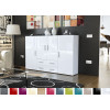 Buffet haut blanc design laqué