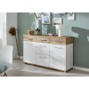 Buffet design contemporain 2 portes et 5 tiroirs