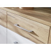 Commode Blanche et Bois pas cher