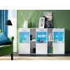 Meuble Buffet Blanc Laqué