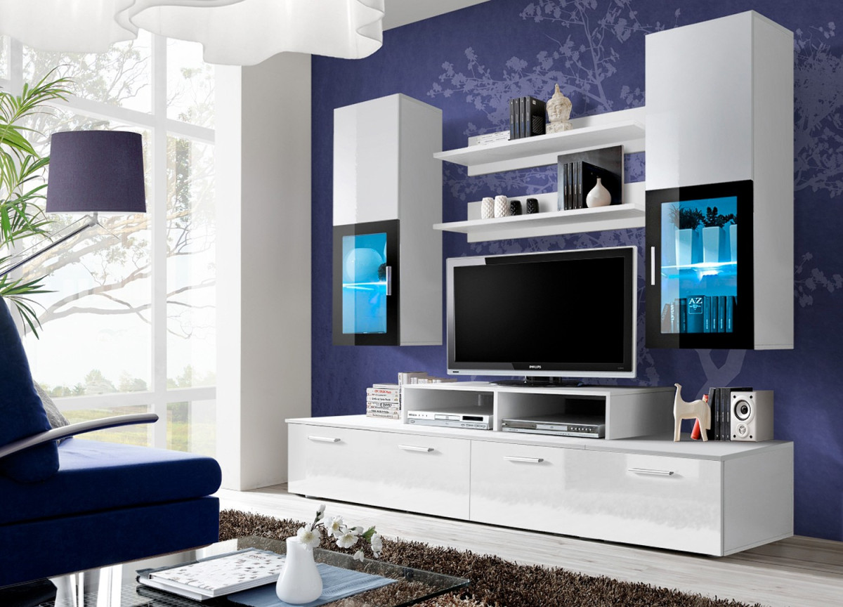 Meuble Télé Design Blanc Laqué Meuble Télé Design Blanc Laqué
