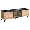 Meuble TV Bas en Bois Scandinave