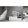 Meuble TV Design Blanc Brillant