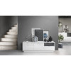 Meuble TV Design Blanc Brillant