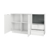 Buffet Design Blanc Brillant