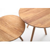 Petites Tables Basses en Bois Rondes