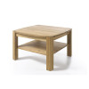 Table Basse Carrée en Bois Chêne ou Hêtre Huilé