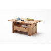Table Basse Relevable en Bois - Effet Lattés