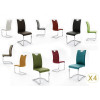 Lot de 4 Chaises de Repas Design