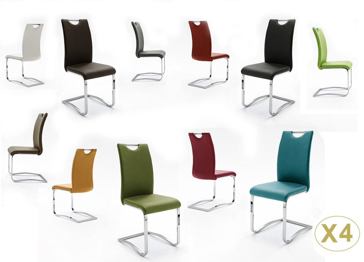 Lot de 4 Chaises de Table Design