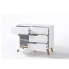 Commode de Salon Scandinave Blanche