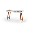 table console blanche scandinave