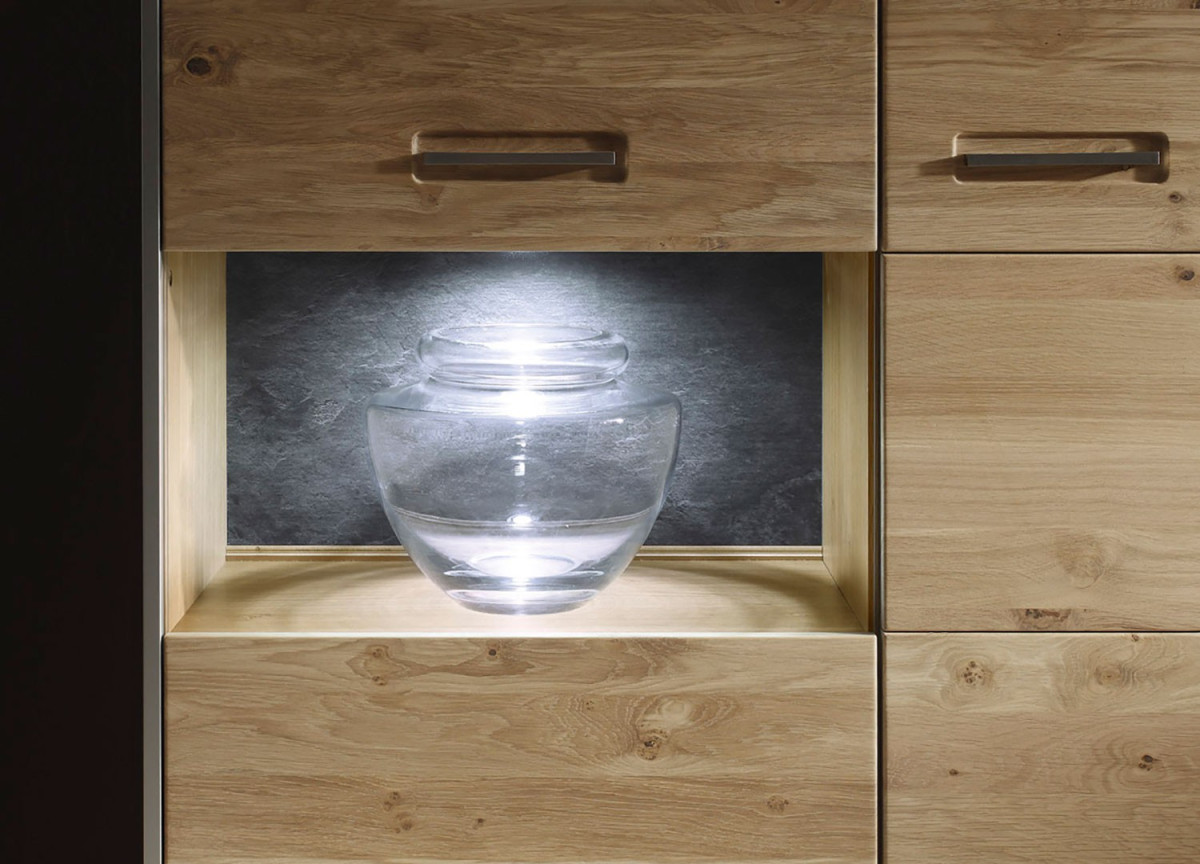 Bahut Moderne en Bois de Chêne 154 cm